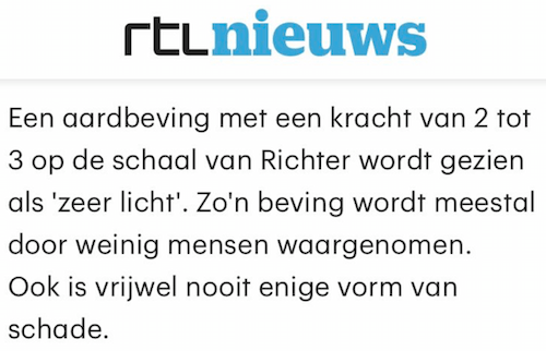 RTL Nieuws haalt zijn info van Wikipedia aangaande Richter en heeft geen idee waar ze het over heeft.