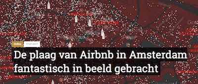 screenshot saying De plaag van Amsterdam fantastisch in beeld gebracht.